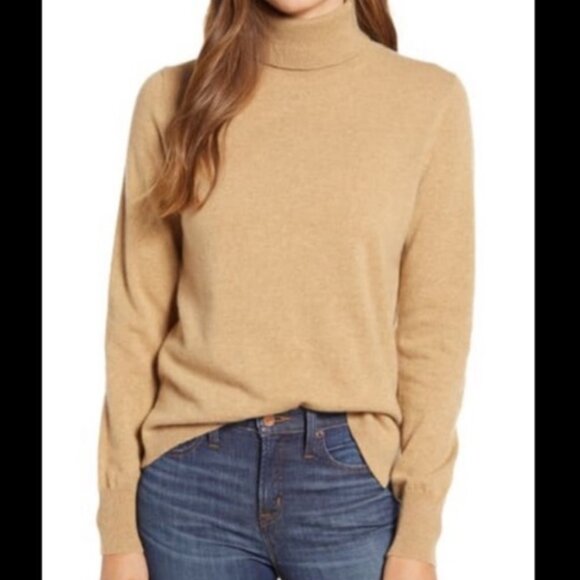 NWT JCrew Cashmere turtleneck - Picture 2 of 8